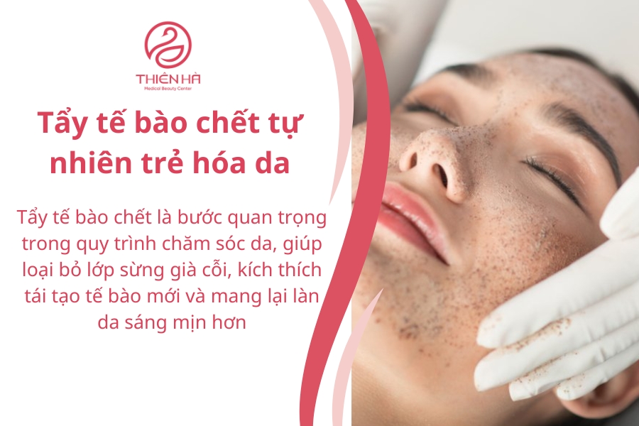 Đừng quên tẩy tế bào chết hàng tuần nhé! 