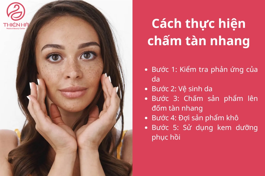 Chấm tàn nhang tại nhà là một phương pháp đơn giản nhưng đòi hỏi sự cẩn thận và kiên trì để đạt hiệu quả tốt nhất mà không gây tổn hại đến da.