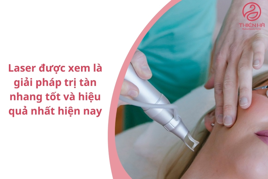 Tàn nhang sẽ được điều trị hiệu quả khi áp dụng phương pháp laser