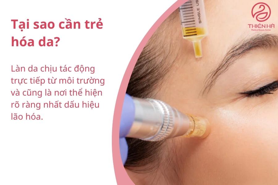 Trẻ hóa da là cách giúp bạn lấy lại vẻ đẹp của tuổi thanh xuân