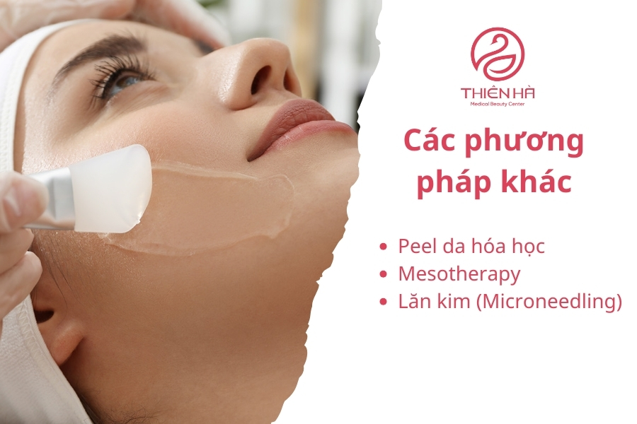 Peel da, meso, lăn kim,...là các phương pháp cải thiện các dấu hiệu lão hóa được chị em tin dùng