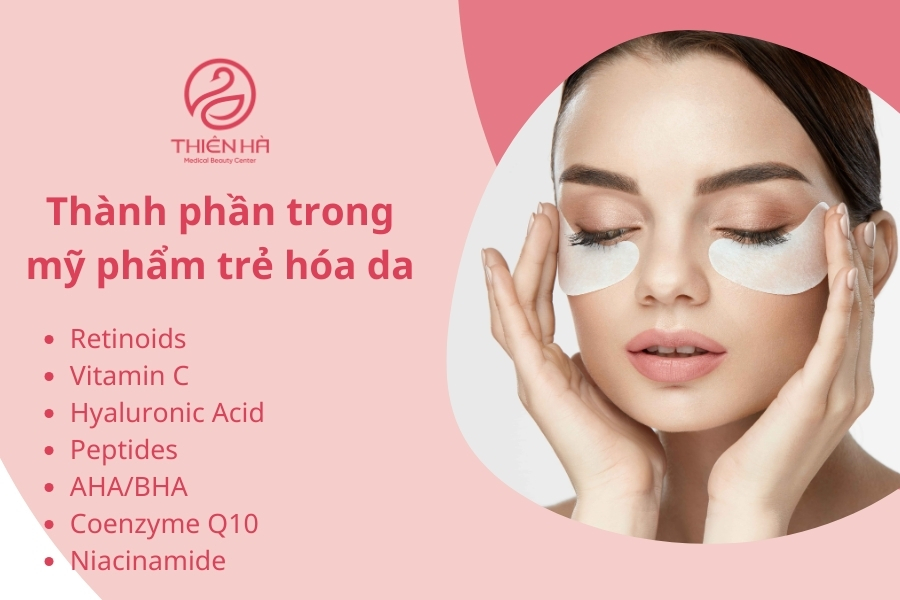 Các thành phần này giúp da sáng mịn, cải thiện nếp nhăn