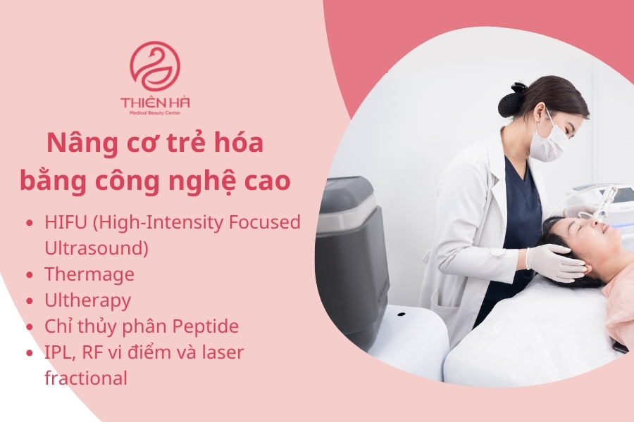 Công nghệ nâng cơ mặt giúp chị em nhanh chóng lấy lại làn da tươi trẻ không cần chờ đợi