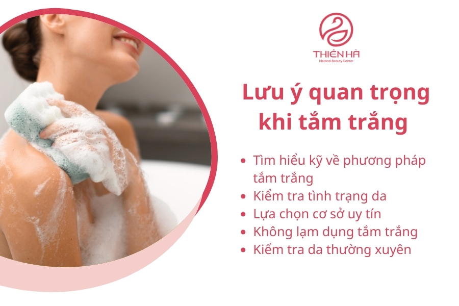Việc tuân thủ những lưu ý này không chỉ đảm bảo hiệu quả của liệu trình tắm trắng mà còn giúp bảo vệ làn da khỏi những rủi ro tiềm ẩn. Một quy trình khoa học và an toàn chính là chìa khóa để bạn có được làn da mịn màng, trắng sáng tự nhiên.