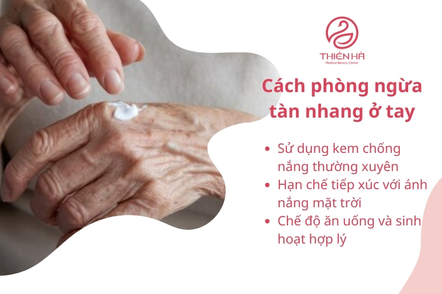 Phòng ngừa tàn nhang là quá trình cần sự kiên nhẫn và duy trì thường xuyên. Chăm sóc da đúng cách và bảo vệ da cẩn thận sẽ giúp bạn duy trì đôi tay sáng mịn, không lo những đốm nâu phiền toái xuất hiện.