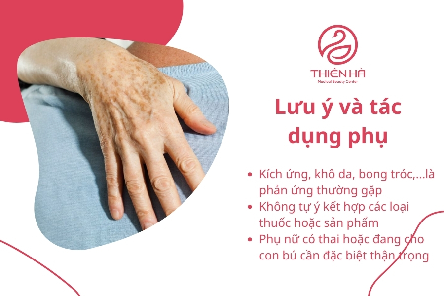 Hãy nhớ rằng, việc điều trị đồi mồi không chỉ là quá trình sử dụng sản phẩm, mà còn đòi hỏi sự hiểu biết và chăm sóc đúng cách để bảo vệ làn da tay khỏe mạnh và an toàn.