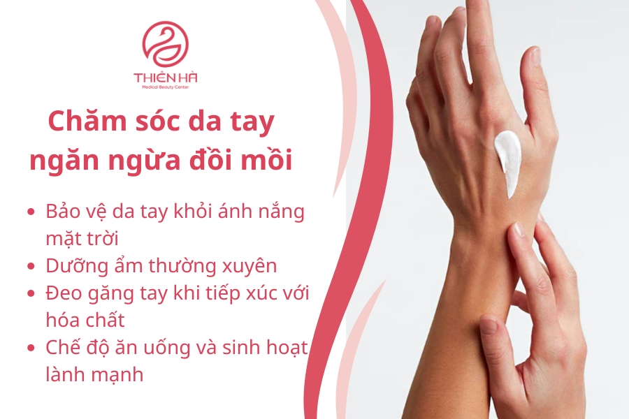 Kết hợp các thói quen này vào cuộc sống hàng ngày không chỉ giúp ngăn ngừa đồi mồi, mà còn mang lại đôi tay khỏe mạnh và trẻ trung lâu dài.