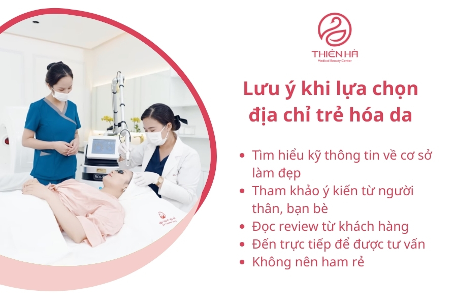 Hãy luôn cân nhắc kỹ lưỡng và đặt sức khỏe làn da lên hàng đầu khi lựa chọn địa chỉ trẻ hóa da. Một cơ sở uy tín không chỉ mang lại hiệu quả lâu dài mà còn đảm bảo an toàn tuyệt đối cho bạn.