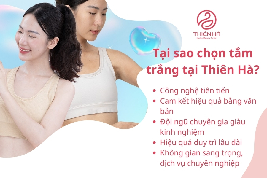 Với công nghệ hiện đại, cam kết hiệu quả bằng văn bản và đội ngũ chuyên gia tận tâm, Viện Thẩm Mỹ Thiên Hà chắc chắn là địa chỉ tin cậy để chị em sở hữu làn da trắng sáng và mịn màng.