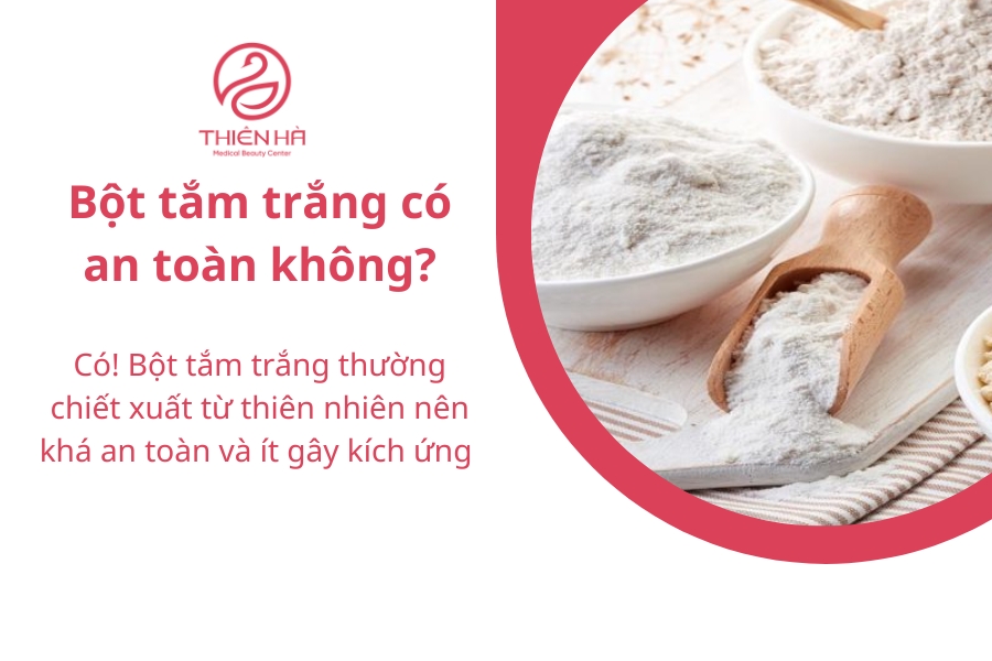 Bột tắm trắng được bán trên thị trường thường có thành phần từ các nguyên liệu thiên nhiên, tuy nhiên, để đảm bảo an toàn các chị em vẫn nên lựa chọn địa chỉ mua uy tín