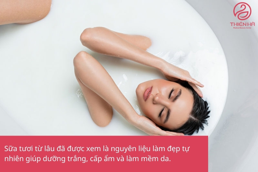 Sữa tươi có thể làm trắng da một cách tự nhiên, an toàn nhờ khả năng tẩy tế bào chết nhẹ nhàng và dưỡng ẩm. 