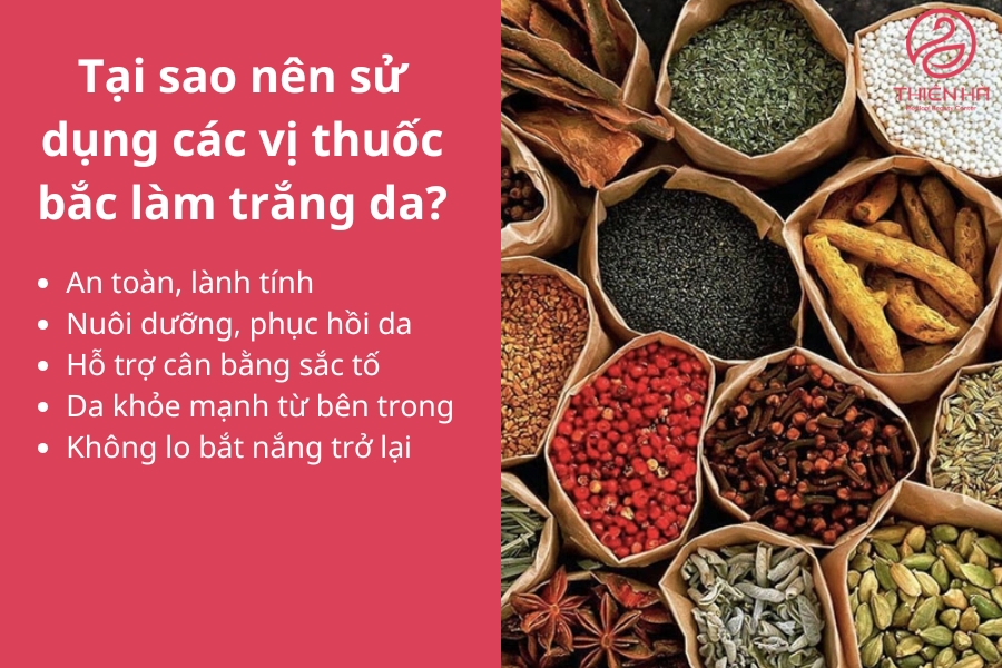 Các vị thuốc bắc có khả năng hỗ trợ làm trắng da an toàn nếu sử dụng đúng cách