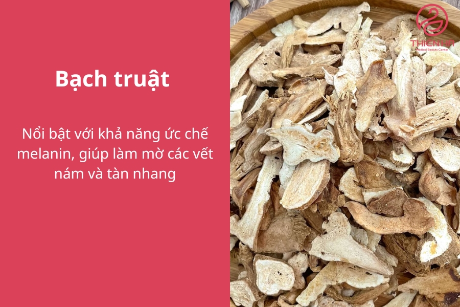 Sử dụng bạch truật làm trắng là bài thuốc được rất nhiều chị em yêu thích 