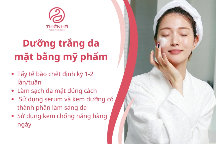Tuân thủ các bước chăm sóc da tại nhà sẽ giúp da nhanh chóng đạt hiệu quả trắng sáng 