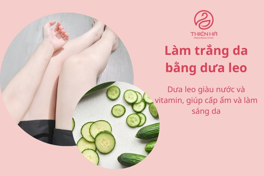 Dưa leo là một trong những nguyên liệu tự nhiên được sử dụng nhiều nhất trong các công thức làm trắng da tại nhà 