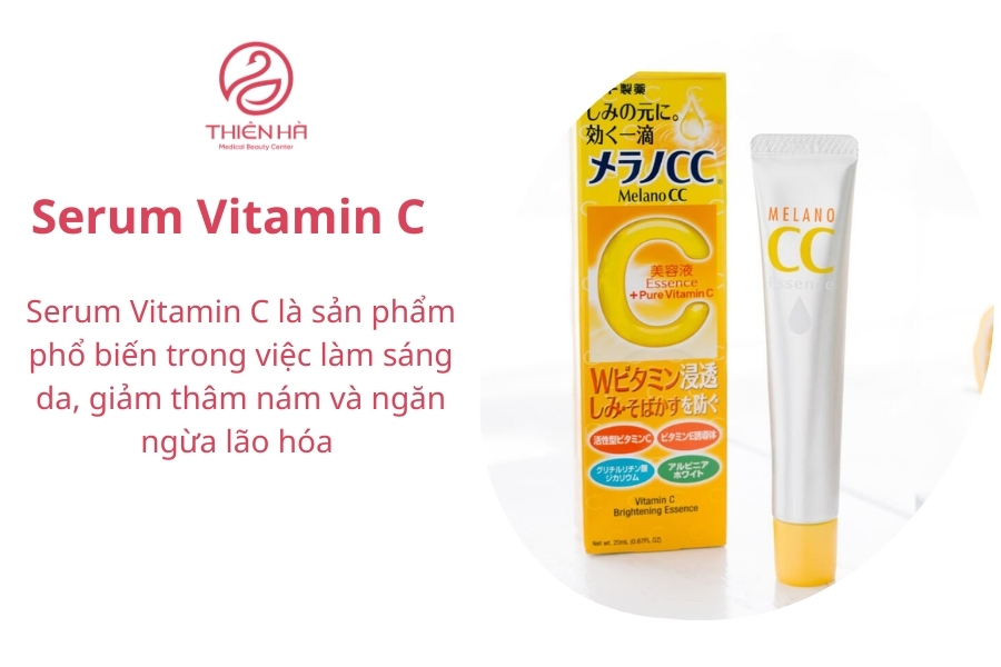 Serum vitamin C nên sử dụng trong chu trình dưỡng da hàng ngày