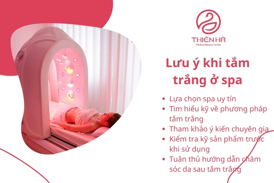 Bằng cách ghi nhớ và thực hiện những lưu ý trên, bạn sẽ có trải nghiệm tắm trắng an toàn, hiệu quả và đạt được làn da trắng sáng như mong muốn.