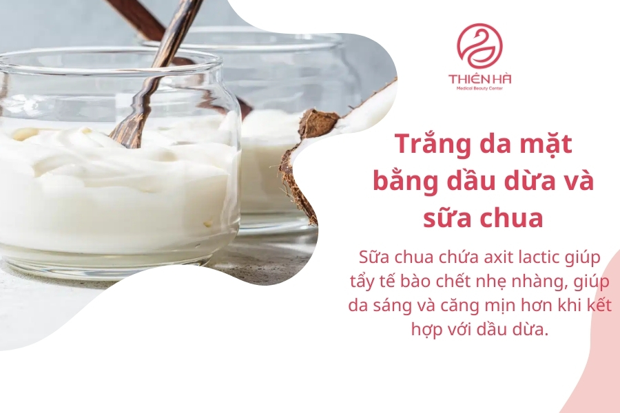 Sữa chua là nguyên liệu hàng đầu trong công thức dưỡng trắng da của chị em