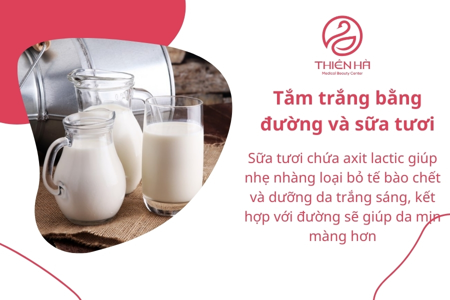 Duy trì thực hiện công thức làm trắng da bằng đường và sữa tươi trong 4-6 tuần các chị em có thể thấy được hiệu quả sáng mịn bất ngờ