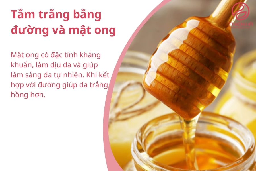 Làm trắng da bằng đường và mật ong sẽ mang lại hiệu quả nếu chị em kiên trì thực hiện tại nhà và dưỡng da đúng cách 