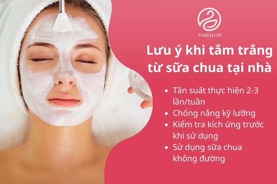 Tắm trắng bằng sữa chua tại nhà có thể mang lại làn da mịn màng, sáng khỏe nếu thực hiện đúng cách và kiên trì. 