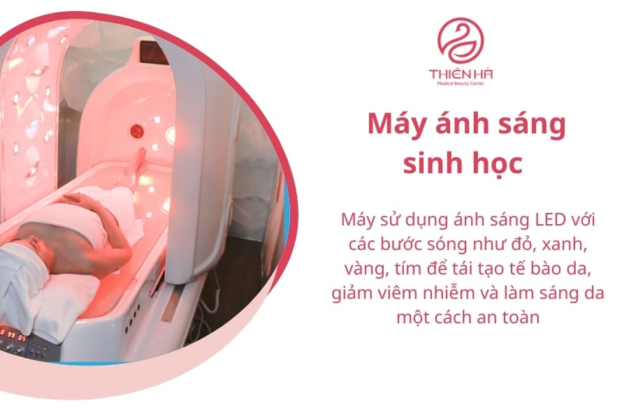 Máy ánh sáng sinh học giúp da khỏe mạnh hơn và trắng sáng nhanh hơn 