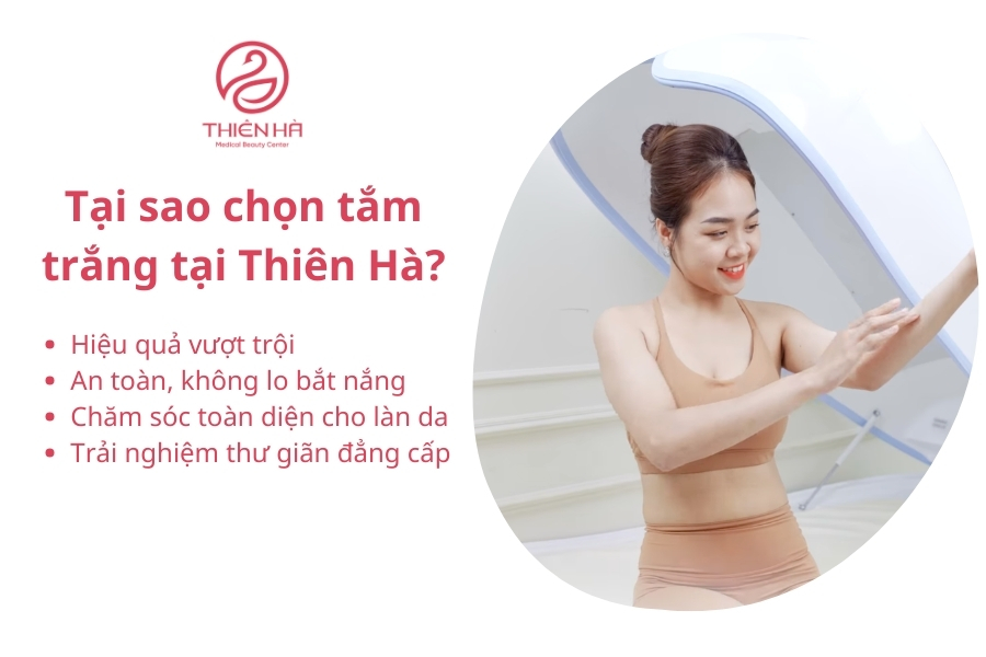 Nếu bạn muốn làn da trắng mịn tự nhiên, an toàn và duy trì lâu dài, công nghệ tắm trắng White Protenic Extra tại Thẩm mỹ viện Thiên Hà chính là lựa chọn tối ưu nhất.