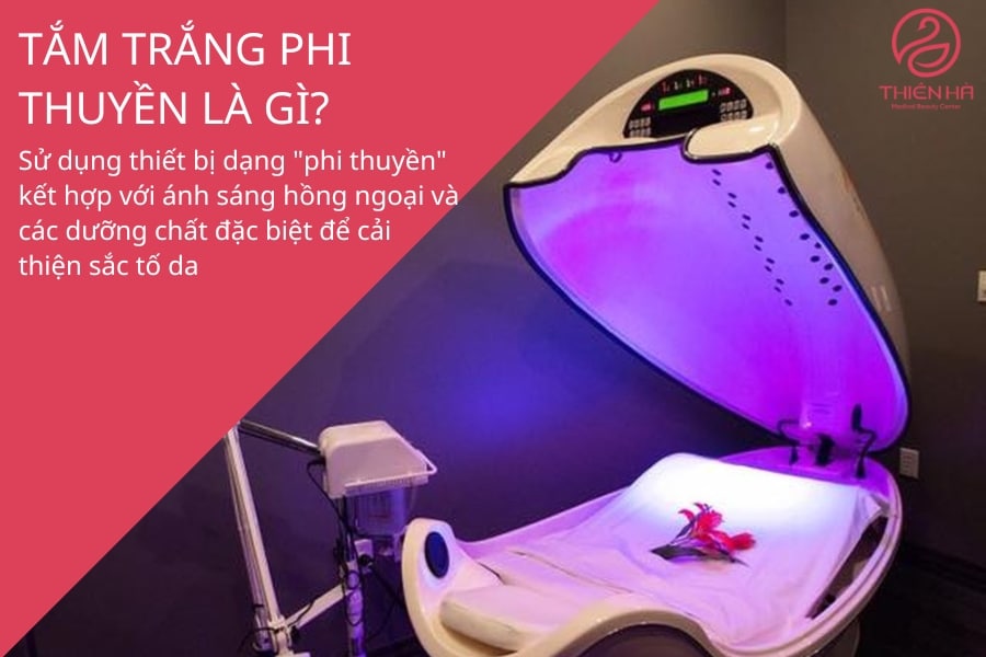 Tắm trắng phi thuyền là dịch vụ được yêu thích nhất hiện nay của các chị em