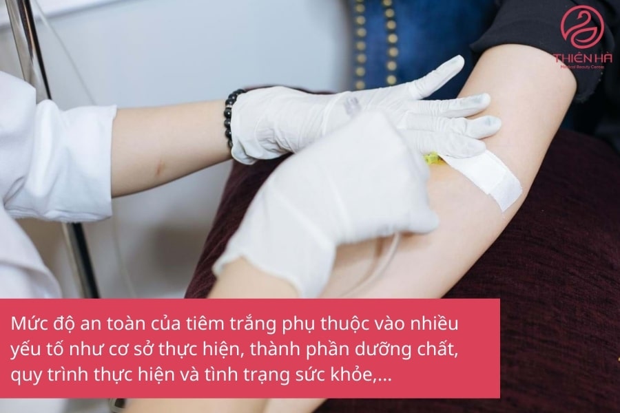 Nếu bạn đang cân nhắc thực hiện tiêm trắng, hãy tham khảo ý kiến bác sĩ chuyên khoa, lựa chọn cơ sở thẩm mỹ được cấp phép và cân nhắc kỹ giữa lợi ích và rủi ro để bảo vệ sức khỏe và làn da của mình. Sự an toàn của bạn luôn quan trọng hơn tất cả!