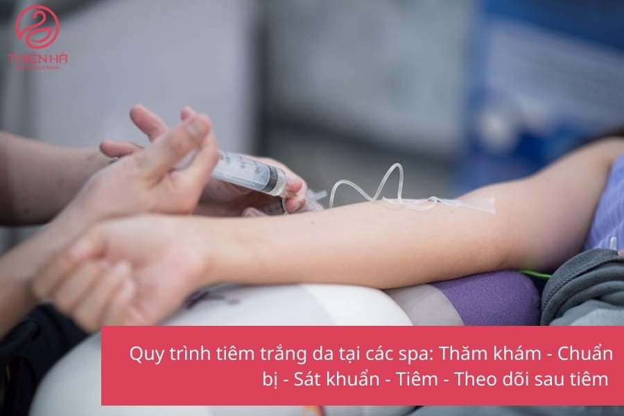Quy trình tiêm trắng da đòi hỏi phải được thực hiện trong môi trường y khoa chuyên nghiệp, với đội ngũ bác sĩ có tay nghề cao và sản phẩm chất lượng đảm bảo. 