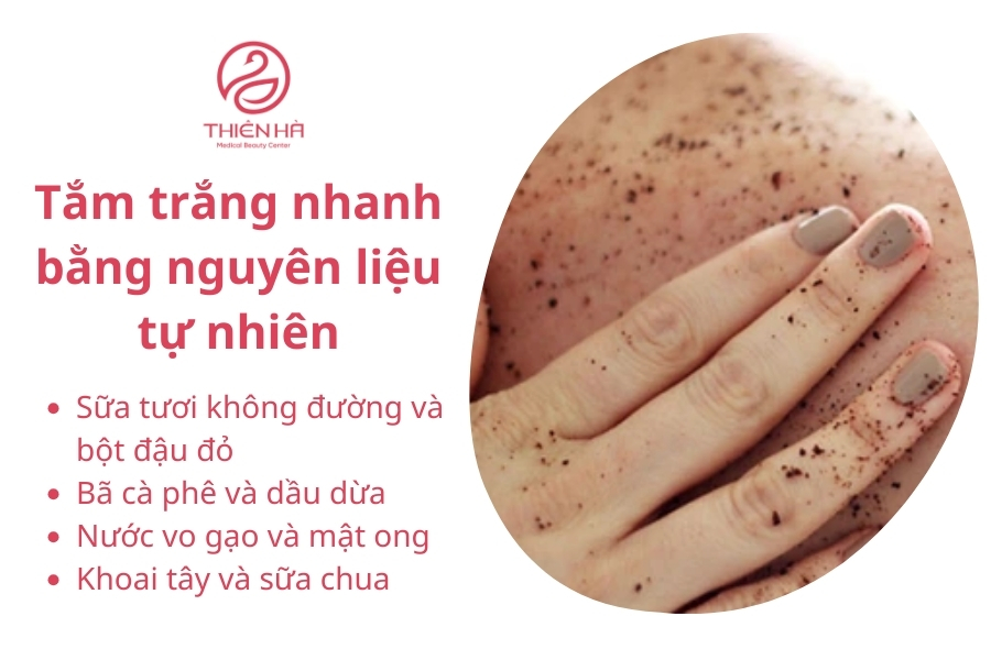 Các sản từ thiên nhiên cũng mang lại hiệu quả làm sáng da đáng kể nếu bạn áp dụng đúng cách 
