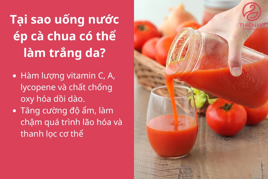 Sử dụng nước ép cà chua từ 4-6 tuần bạn có thể thấy sự thay đổi của làn da