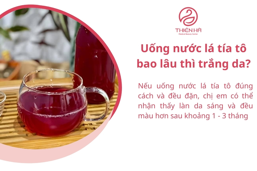 Thời gian để lá tía tô phát huy công dụng làm sáng da còn phụ thuộc vào cách sử dụng và khả năng hấp thụ của mỗi người.