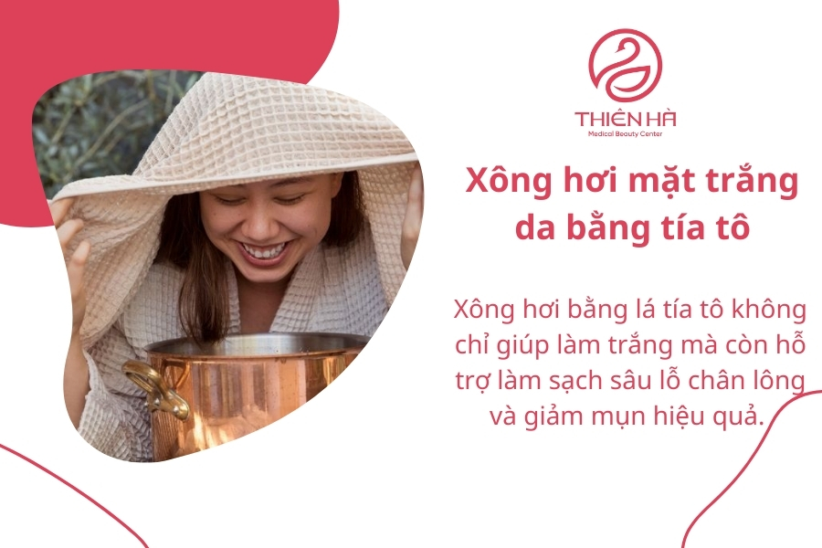 Xông hơi là biện pháp được nhiều chị em áp dụng nhờ cảm giác thư giãn và khả năng làm sạch sâu vào lỗ chân lông.