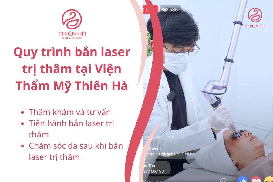 Với quy trình trị thâm khoa học, kết hợp công nghệ laser hiện đại và đội ngũ chuyên gia giàu kinh nghiệm, Viện Thẩm Mỹ Thiên Hà cam kết mang đến cho khách hàng làn da sáng mịn và đều màu hơn sau liệu trình.