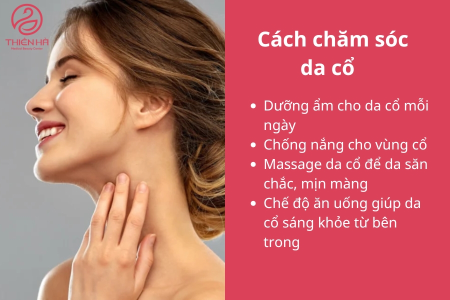 Chăm sóc da cổ đúng cách và đều đặn sẽ giúp duy trì làn da trắng sáng, mịn màng và không bị thâm sạm. 