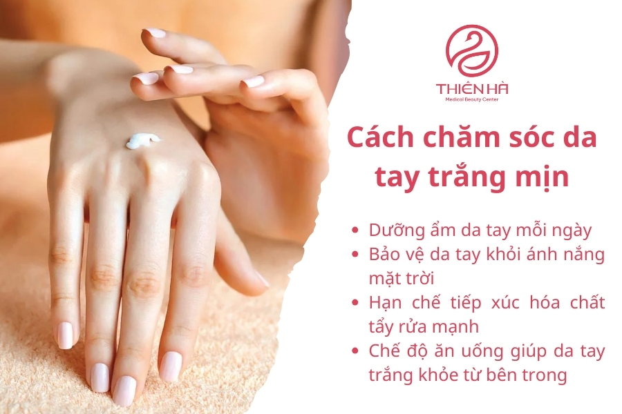 Chăm sóc da tay đúng cách không chỉ giúp duy trì độ trắng sáng và mịn màng lâu dài mà còn ngăn ngừa các vấn đề như thâm sạm, khô ráp và lão hóa sớm. 