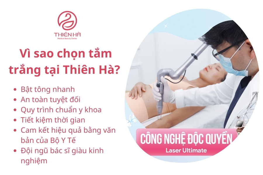 Với những ưu điểm vượt trội cả về công nghệ, hiệu quả và độ an toàn, dịch vụ tắm trắng White Protenic Extra tại Viện Thẩm Mỹ Thiên Hà chính là lựa chọn hoàn hảo giúp bạn sở hữu làn da trắng sáng, mịn màng và không bắt nắng một cách nhanh chóng và bền vững. 