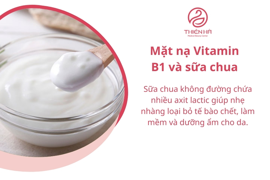 Vitamin B1 kết hợp với sữa chua 
