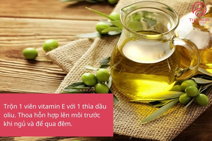 Cách sử dụng vitamin e và dầu oliu trị thâm