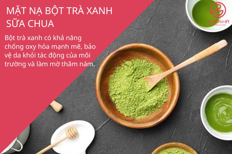 Trà xanh là nguyên liệu không thể bỏ qua khi các mẹ bỉm muốn dưỡng trắng da sau sinh 