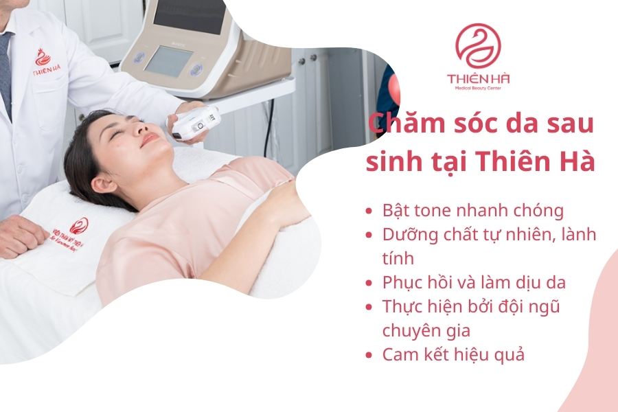 Thiên Hà là điểm đến lý tưởng cho các mẹ bỉm sau sinh muốn làm trắng da an toàn