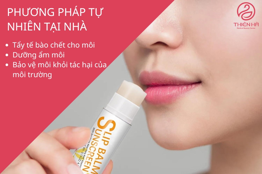 Môi bị thâm tím có thể khắc phục tại nhà bằng phương pháp tự nhiên