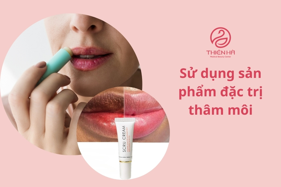Nhiều người dùng son trị thâm môi cho hiệu quả tốt 