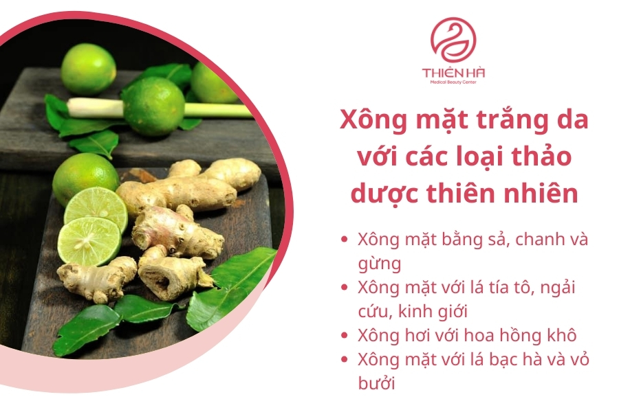 Các nguyên liệu có sẵn trong bếp như sả, chanh, gừng, tía tô, ngải cứu,...có thể sử dụng để xông mặt, vừa an toàn, vừa tiết kiệm.