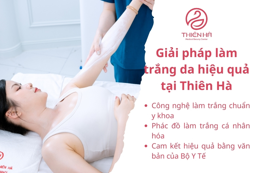 Giải pháp làm trắng da hiệu quả tại Thiên Hà