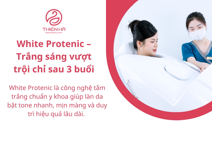 Công nghệ tắm trắng vượt trội của Thiên Hà có thể khắc phục hoàn toàn tình trạng da lúc trắng lúc đen 