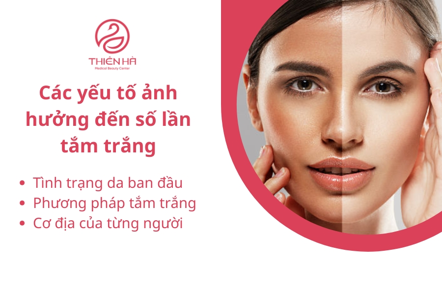 Tắm trắng ngay lần đầu tiên là điều không thể vì còn phụ thuộc nhiều yếu tố cơ địa, phương pháp,...