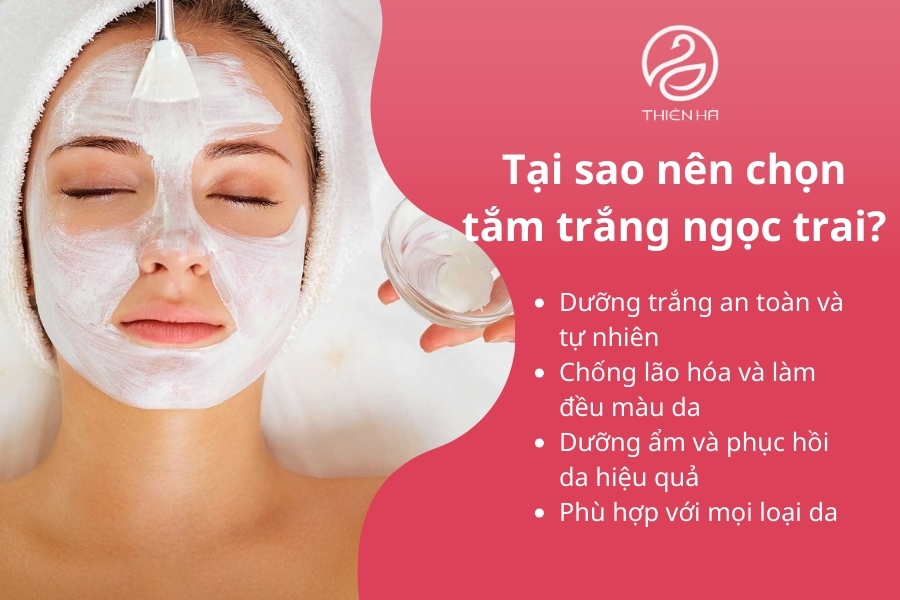 Với những lợi ích tuyệt vời như vậy, không có gì lạ khi tắm trắng ngọc trai trở thành xu hướng làm đẹp yêu thích của phái đẹp hiện đại. Nếu bạn đang tìm kiếm một phương pháp dưỡng trắng an toàn, hiệu quả và dễ thực hiện, hãy thử ngay nhé! 