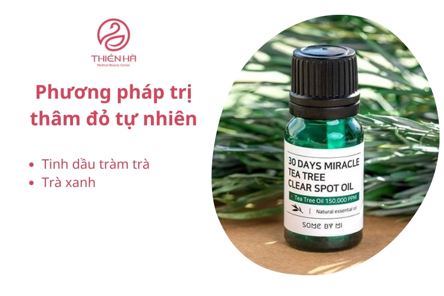 Nếu thâm đỏ ở mức nhẹ bạn có thể áp dụng phương pháp tự nhiên
